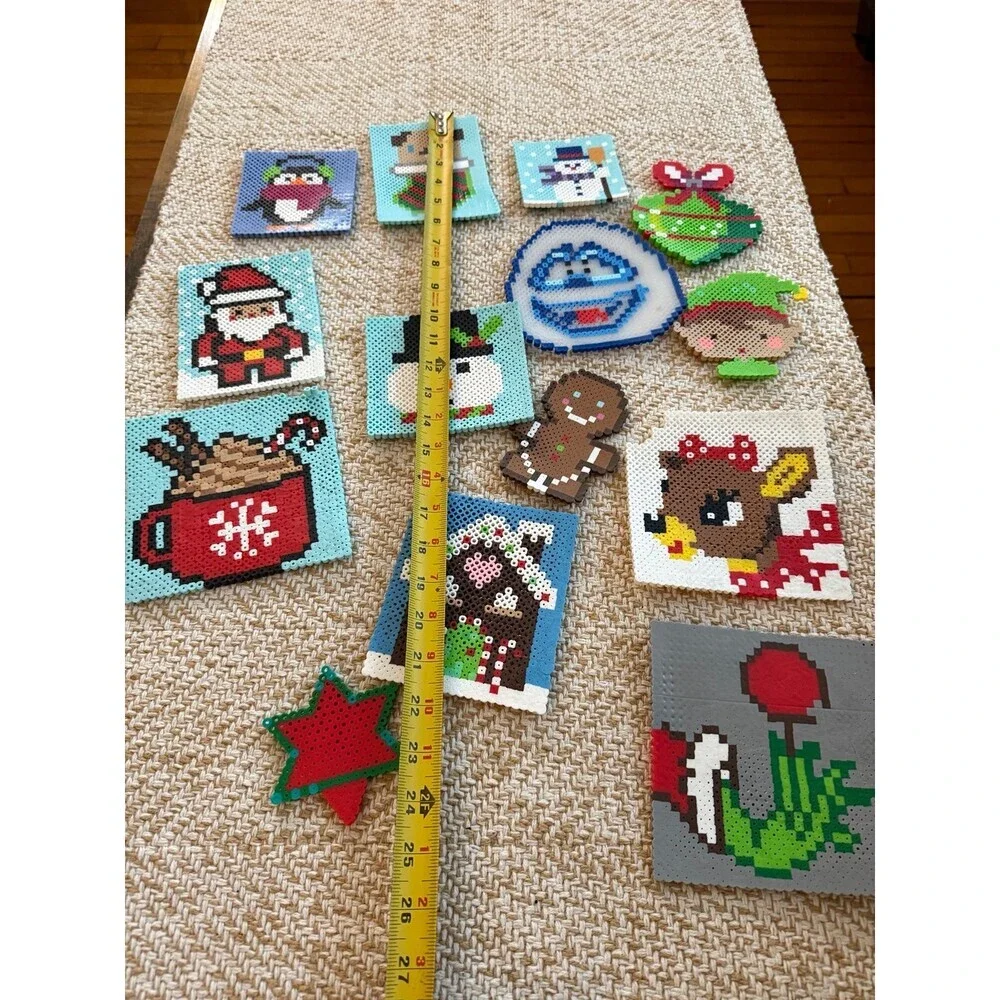 Lot of perler  bead art